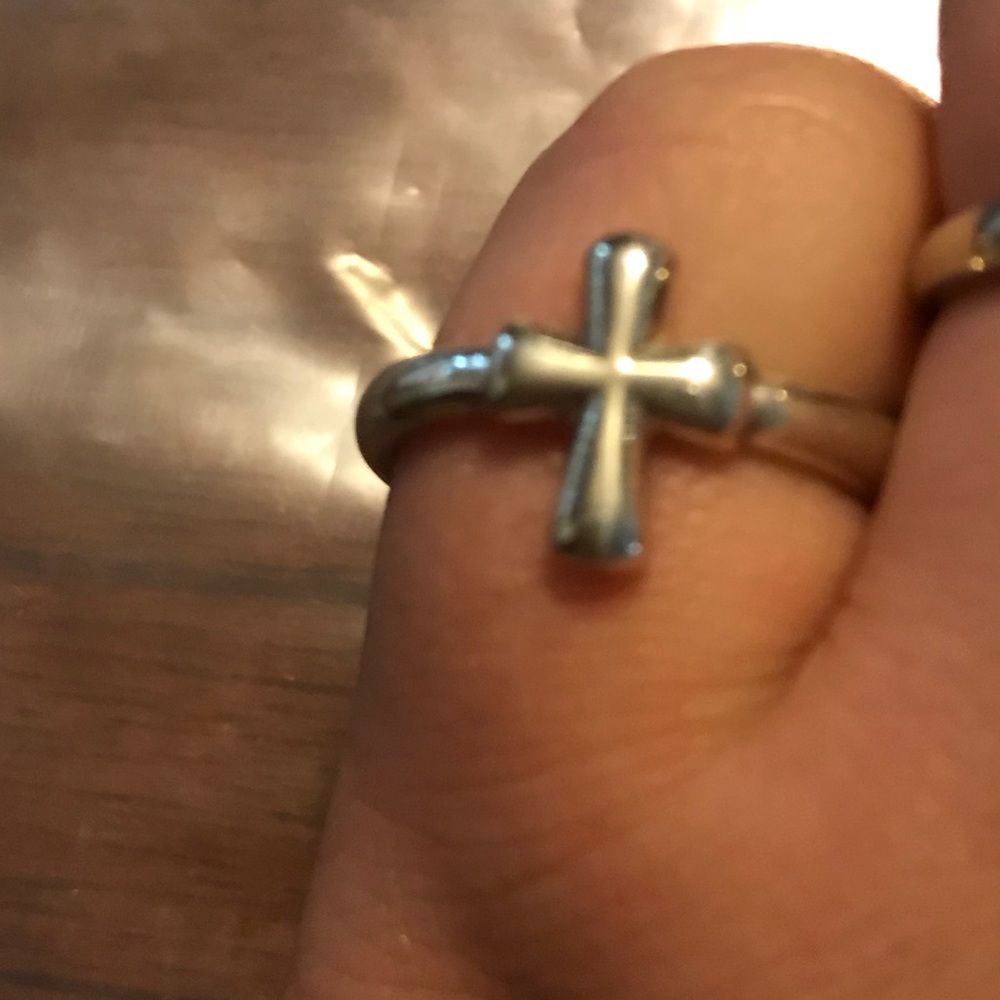 James Avery cross ring